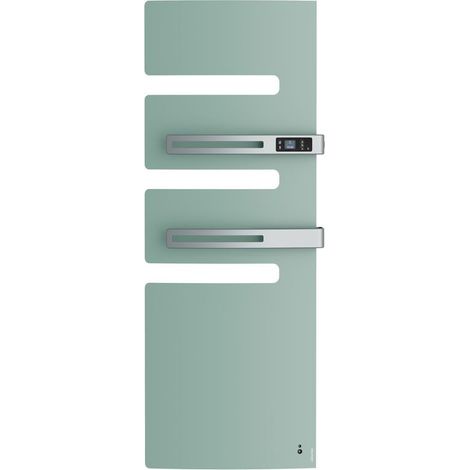 Radiateur sèche-serviettes co. Serenis Premium mât à gauche 1750W vert eau 2025 (850672) (1/3)