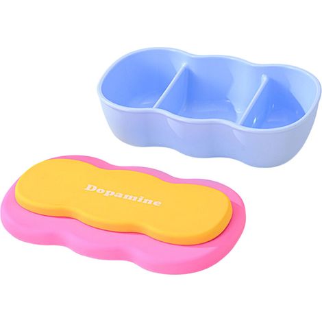 Bentos portapranzo per adulti, con - Blu e rosa