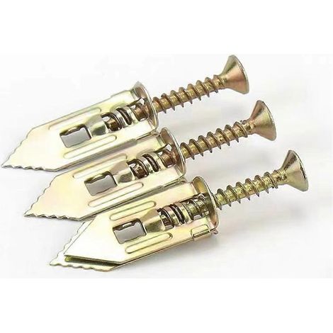 Vis d'expansion pour plaques de plâtre, monobloc, à enfoncer, type pratique, 50 paires ( ) (1/5)