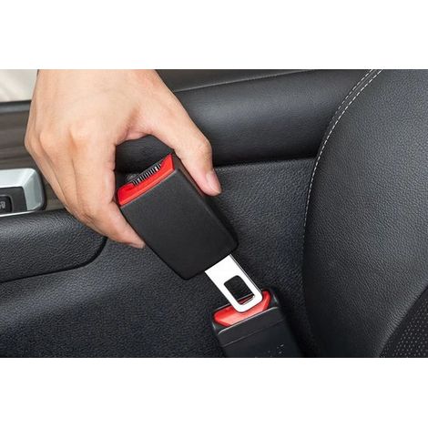 Extensor de cinturón de seguridad para coche, Juego de 2, Extensión, Universal, Cinturón de embarazo, Tope de alarma para asiento de coche (1/5)