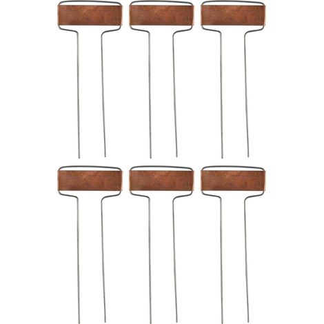 Esschert Design Kupfer Pflanzschilder 6,4 x 15,5 cm - 6er Pack (1/5)