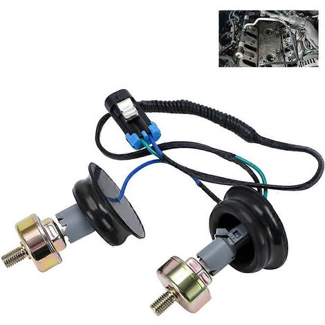 Sensores de detonación dobles con kit de arnés de cableado para Chevy Suburban Silverado Avalanche Tahoe GMC Sierra Cadillac 4.8 5.3 6.0L (1/5)