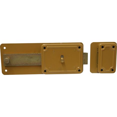F.lli Facchinetti FERROGLIETTO SERRATURA LEGNO APPL. 7 M.+S. CIL/FISSO Art. P70 E.40 2.00 pz