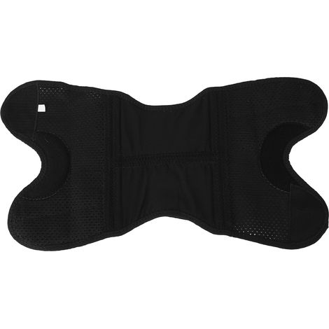 Lot de 2 genouillères noires respirantes compressives ajustables pour sport, hommes et femmes, taille L (1/5)