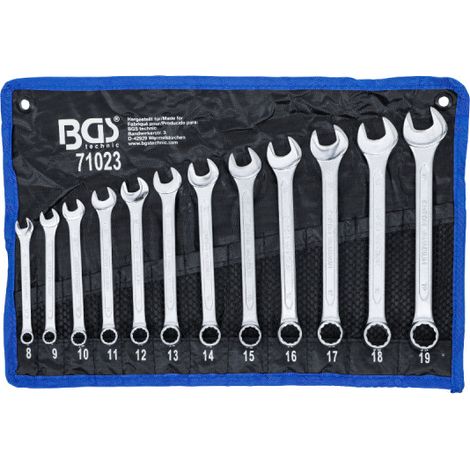 Set  di  chiavi  combinate  BGS  da  8  a  19  mm,  12  pezzi  -  71023 (1/5)