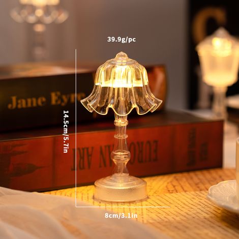 Veilleuse multifonctionnelle, lampe d'ambiance luxueuse et légère, lampe de chevet, décoration romantique, cadeau d'anniversa(Y116) (1/5)