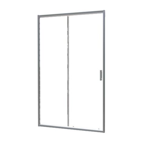 ONDEE - Mamparas de baño NAPA - Mamparas de baño corredera  - Vidrio templado - Acabados cromados - 120x195x0,6cm