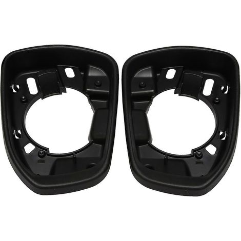 Cadre de rétroviseur latéral, support de vitre, contour de vitre de porte, finition mate, compatible avec Ford Mondeo MK5 MKV 5 V 2013-2019, noir (1/5)