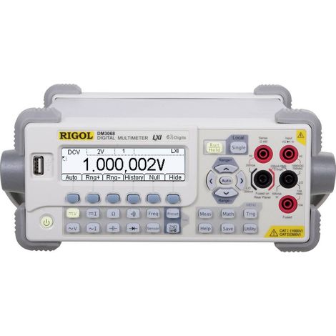 Rigol DM3068 Multimetro da tavolo digitale CAT II 300 V Display (Counts): 2200000