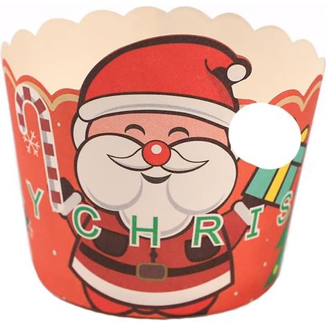 Lot de 50 caissettes en papier pour muffins et cupcakes, pour la cuisson et le service des desserts lors de fêtes et d'événements.-AquaForge (1/5)
