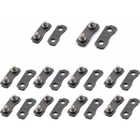 3/8" LP Kettensägenketten-Reparaturset – 10-teilig mit Kettenschlössern, Einstellwerkzeugen und integrierter Lehre