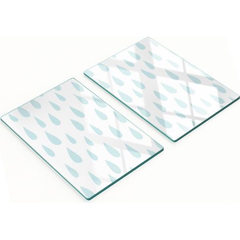 Tavole decorative in vetro per servire snack Kropelka 2x40x52 cm (1/5)