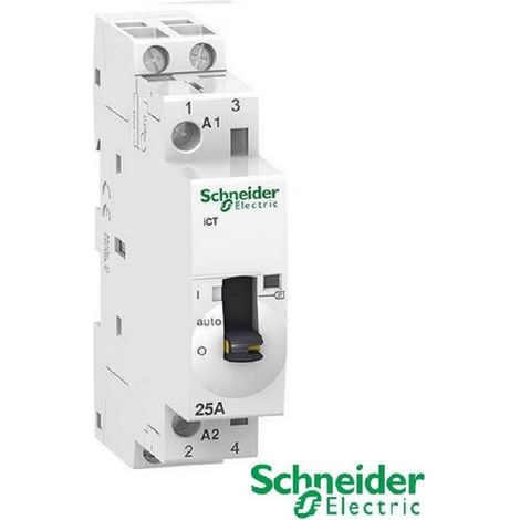 Contacteur chauffe-eau jour / nuit - 25A - 2no - Schneider Acti9