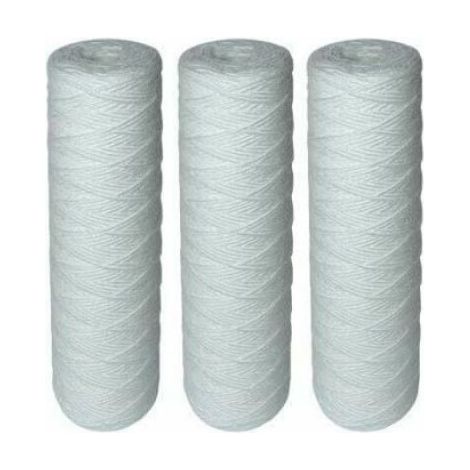 Cartouche Filtrante - 25 Microns - Format Standard 10 Pouces - Pour Préfiltration Eau - Lot De 3 (1/4)