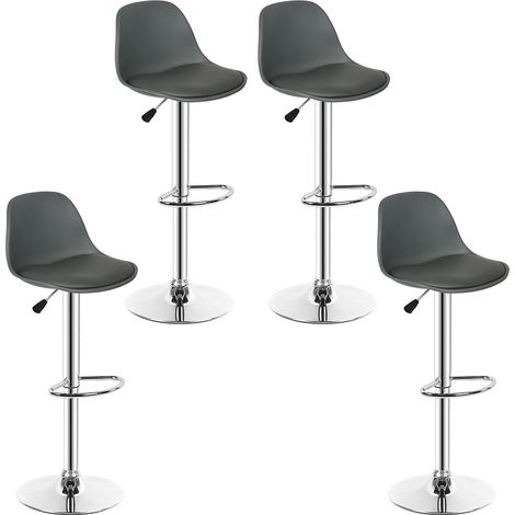 SiFree®Tabourets de bar blanc moderne (lot de 4) (1/3)