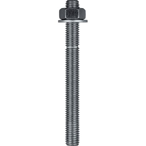 Tige filetée prédécoupée - Acier zingué 12x150mm - Boite de 30
