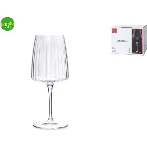 Set 6 Calici in Vetro Exclusiva Merolt Red Wine 53,5 cl Bormioli Rocco (1/3)