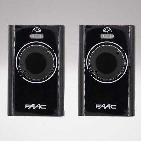Télécommande FAAC XT2 433 SLH NOIR Pack de 2 - Noir (1/3)