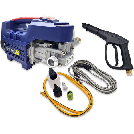Idropulitrice Royce compatta da 1200W 7/L min 100 bar completa di accessori acqua lavare auto giardino (1/5)