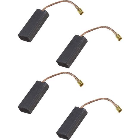 paires de balais de charbon pour tronçonneuse avec accessoires de rechange, noirs, 6,3 x 8 x 13,5 (1/5)