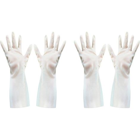 2 paires de gants de cuisine en caoutchouc