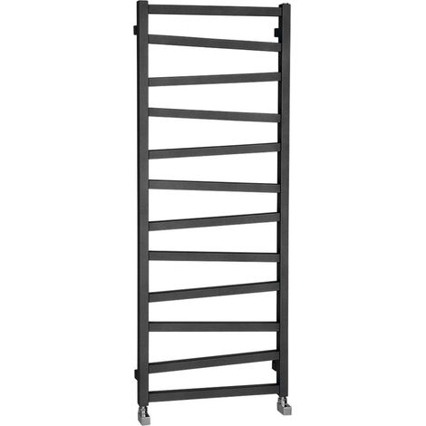 Sapho Zig - Scaldasalviette 50x133 cm, 490 W, antracite ZG513A (1/5)