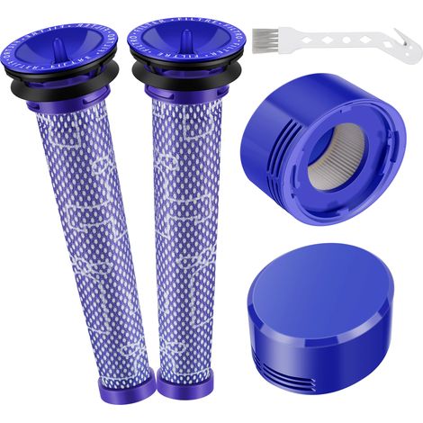 Filtres Compatibles avec Dyson V7 V8 Avant et Arrière HEPA – Lot de 5 Filtres de Rechange pour Dyson V7 Animal, V7 Absolute, V8 Animal, V8 Absolute Aspirateur, Accessoires et Pièces Détachées (1/5)