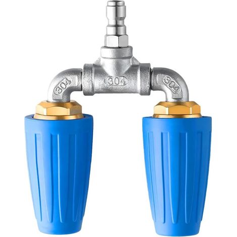 Ugello turbo rotante, ugello universale per idropulitrice ad alta pressione, ugello di pulizia a turbina rotante con attacco rapido da 1/4" e 4000 PSI per idropulitrici (1/4)
