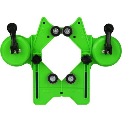Guide de scie cloche pour foret, coupe-trou de carrelage réglable de 4 à 84 mm, support de centrage avec base d'aspiration sous vid (1/4)