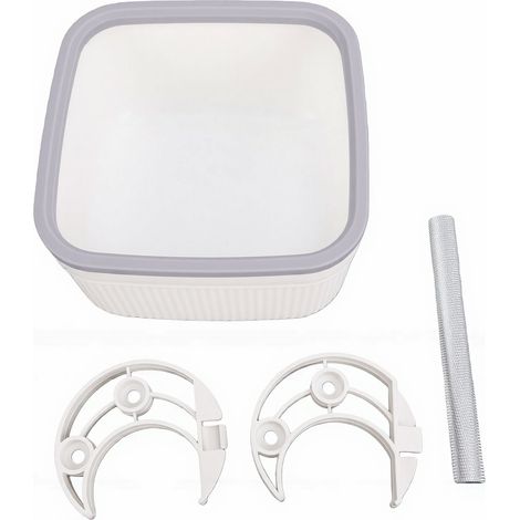Support de toilette pour oiseaux en plastique, Style moderne, couleur blanche, outil d'entraînement de table Portable pour le sol