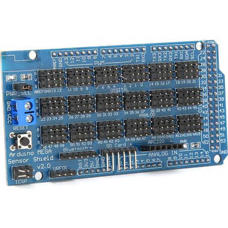 Carte d'extension de capteur avec support en résine, interface I2C pour blindage de capteur V1.0 V2.0 DC10V (1/5)