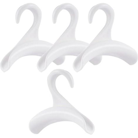4-teiliges Set mit Kleiderhaken, Handtaschenaufhängern, Handtaschenaufbewahrung, Handtaschenhalter, Kleiderbügeln für den Kleiderschrank, platzsparender Handtaschenaufhänger für Krawatten und Handtasc (1/4)
