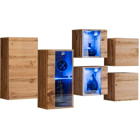 Meuble de Rangement "Switch IV" 320cm Naturel (1/5)