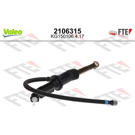Cylindre émetteur, embrayage Valeo 2106315 CITROËN 9689016780 9808167880