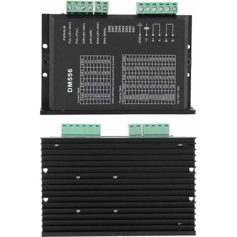 Stepper Motor Driver DM556 DC24V-50V, Deux Phases Pilote 42/57 Stepping Motor Accessoire Électronique Cuneary (1/5)