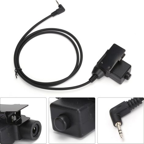 Adaptateur PTT U94, accessoires pour casque de talkie-walkie militaire Motorola T5428 / 6200C / T80 (1/5)