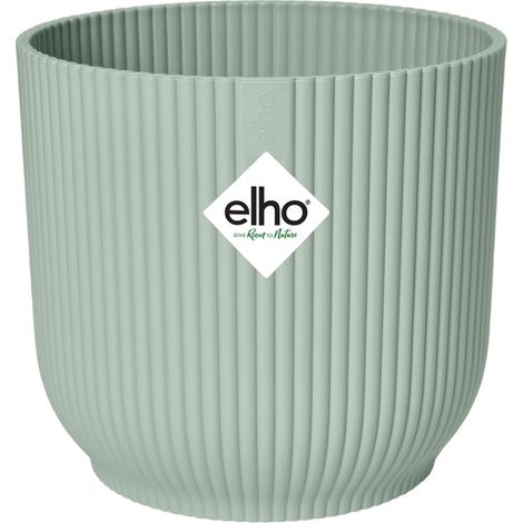 Elho Vibes Fold Rond Mini 9 - Vert - L 9 x B 9.3 x H 9 cm - intérieur - 100% recyclé (1/3)
