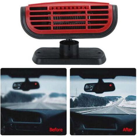 Dégivreur de pare-brise de voiture Portable 150W 12V, ventilateur de chauffage Compact pour utilisation de véhicule (1/4)