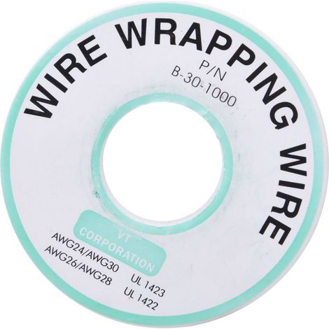 Fil de réparation de circuits imprimés Gray OK Wire, en cuivre étamé 30AWG, pour câblage, 300 mètres (1/5)