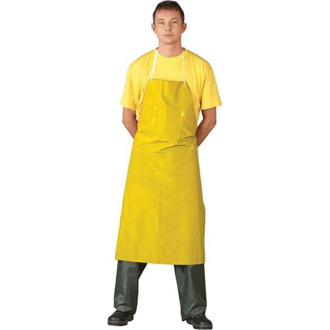 REIS Grembiule unisex giallo, 75 x 110 cm