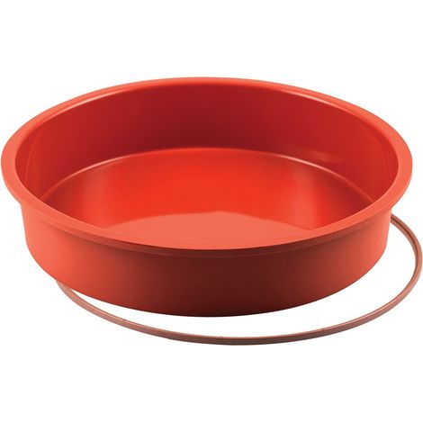 Tortiera silicone stampo liscio 24 cm tondo Silikomart (1/3)