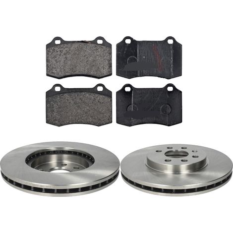 KIT FRENI ANTERIORI compatibile con DODGE VICOMPATIBILE PER - DISCHI + PASTIGLIE OEM: FDB721, P54039 / D7147 /SOSTITUZIONE DIRETTA/BASSA POLVERE/SILENZIOSO (1/5)