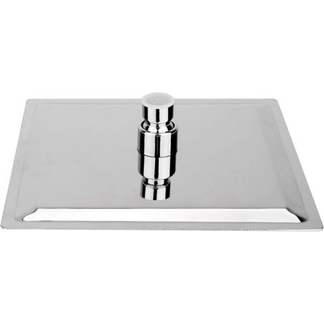 Soffione doccia a soffitto da 8 pollici in acciaio inox cromato con effetto pioggia per il bagno (1/5)