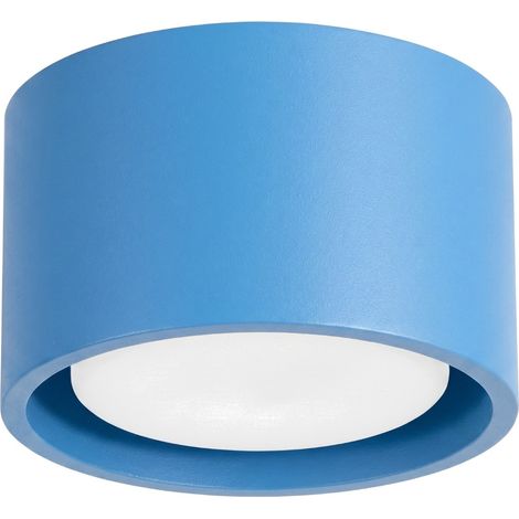 Deckenleuchten MODO hellblau 1xGx53 10cm Aluminium Sollux (1/5)