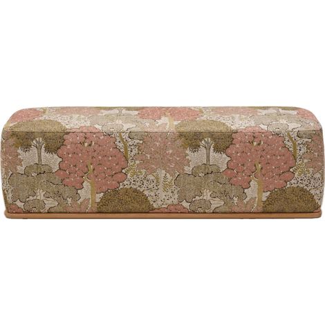 Banc en Bois et jacquard Alisia ARNEL (1/4)