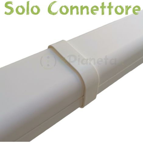 Sistema Canalina per condizionatori 75x60 mm con Accessori a scelta passacavi bianco coprifili a parete Connettore per canalina condizionatori