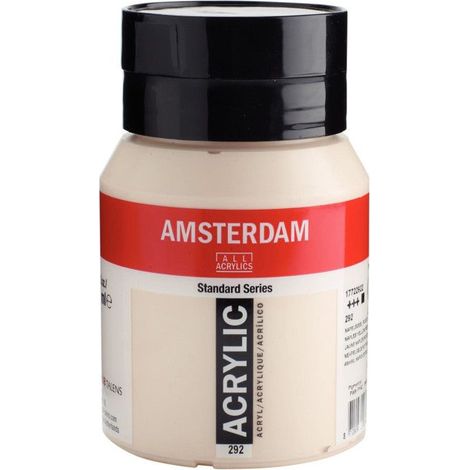 Peinture acrylique - NAPLES - Amsterdam - 500ml - Rouge et Jaune - Résistance à la lumière (1/2)