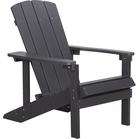 Gartenstuhl ADIRONDACK Dunkelgrau