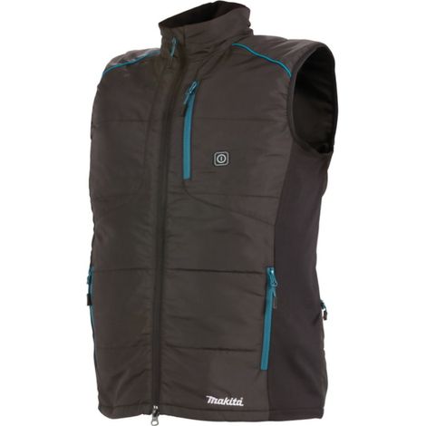 Makita – Veste chauffante LXT DCV202ZXL – Taille XL – 4 éléments chauffants – 3 niveaux de chauffage – Autonomie jusqu'à 36h (1/10)