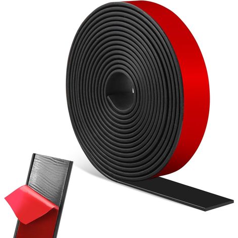 Bande Caoutchouc Adhésive - 1 Rouleau - Néoprène Souple - Joint Anti-Vibration - Industrie et Bricolage - 2mm x 20mm x 3m (1/5)